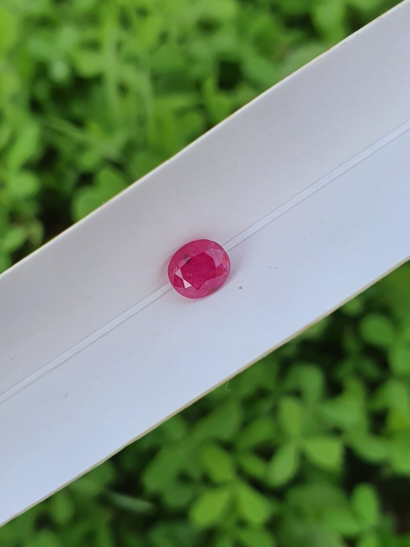 ruby stone unheated certified from afghanistan
