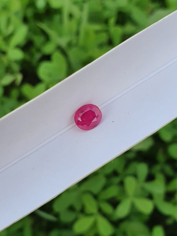 ruby stone unheated certified from afghanistan