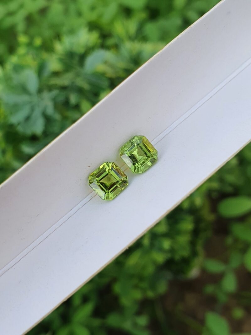 peridot pair natural loose