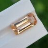 11.97 ct Natural Imperial Topaz – Emerald Cut, Orange, Untreated Gemstone