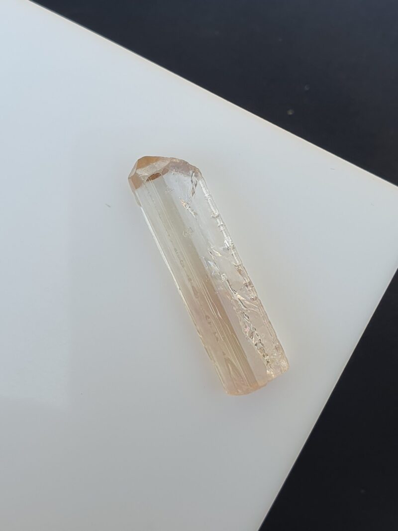 raw imperial topaz crystal from katlang