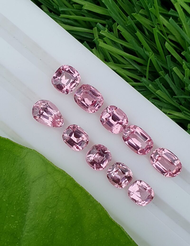 pink spinel lot from tajikistan