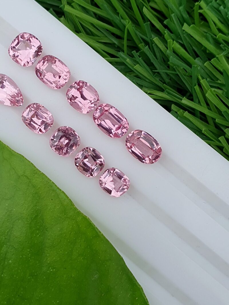 pink spinel lot from tajikistan