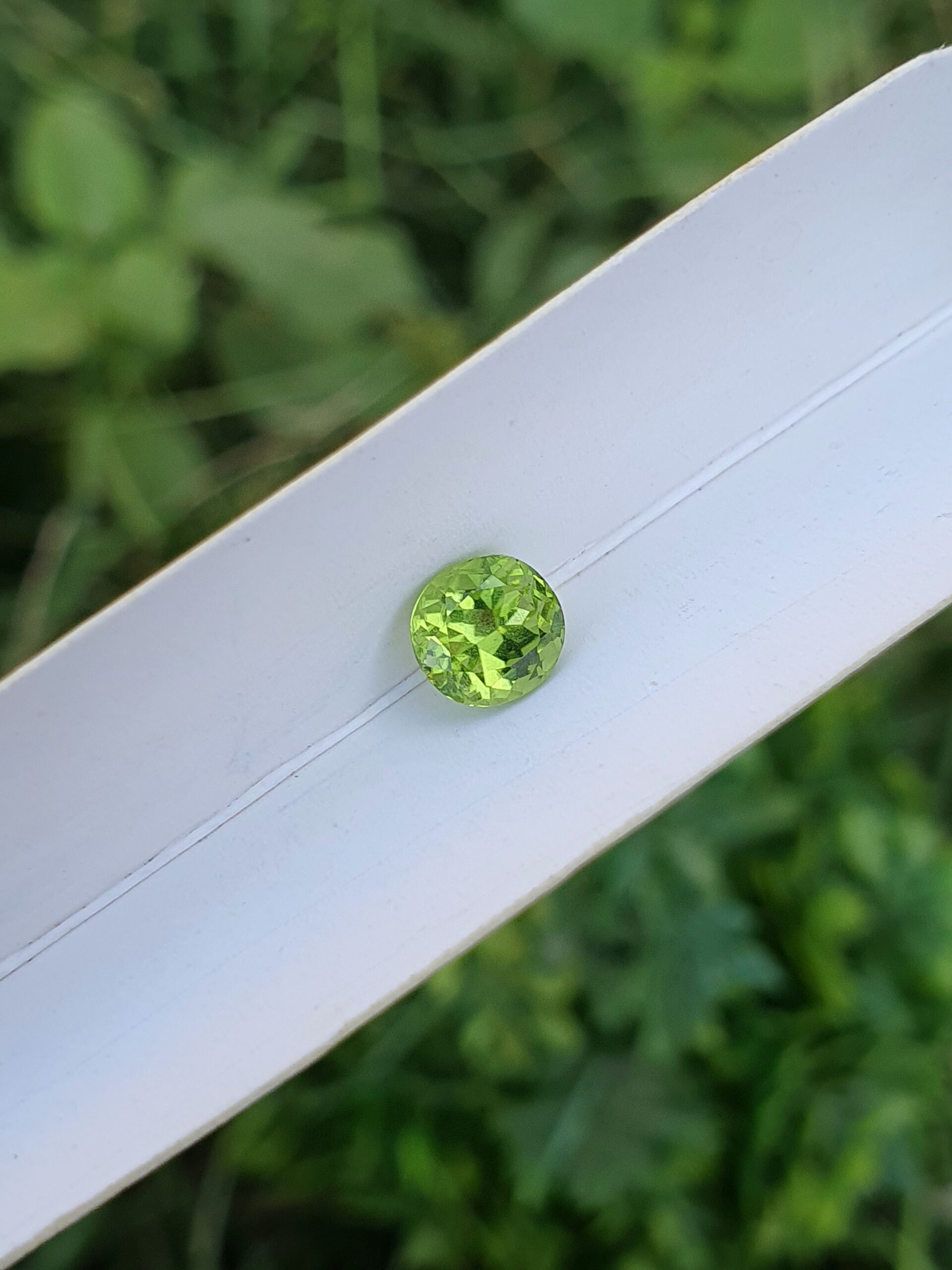 Peridot Stone Natural Loose Faceted 1.12 ct Zadran Gems