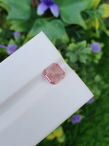 Pink tourmaline stone from afghanistan unheated natural