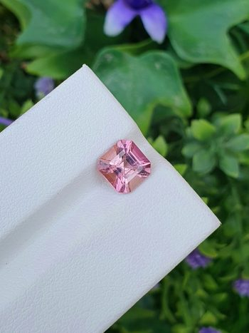Pink tourmaline stone from afghanistan unheated natural