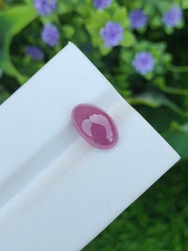 Ruby Stone Cabochon Natural Loose Untreated From Africa | 3.75 ct