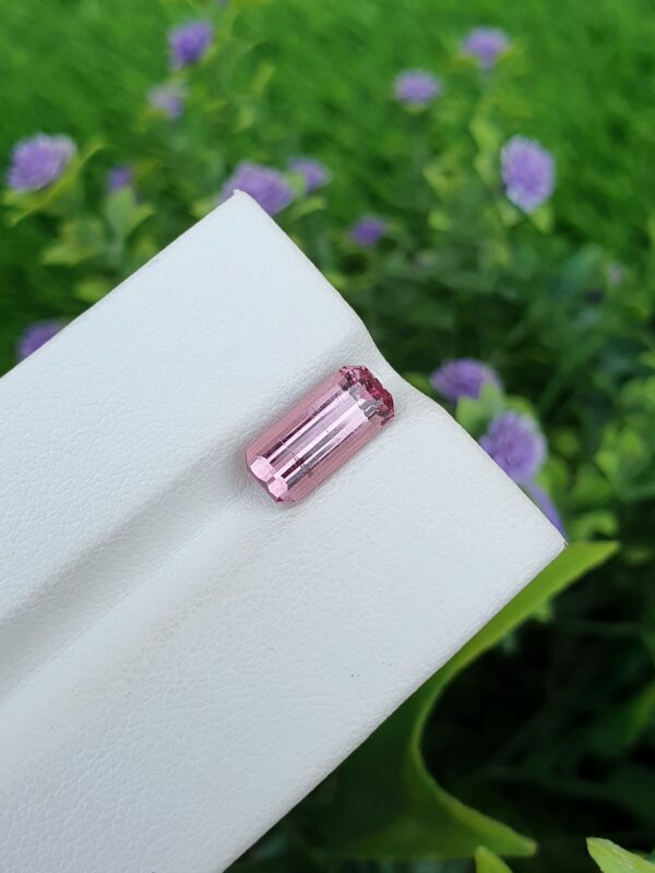 Pink tourmaline stone from afghanistan