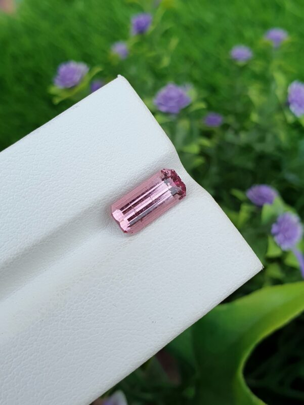 Pink tourmaline stone from afghanistan