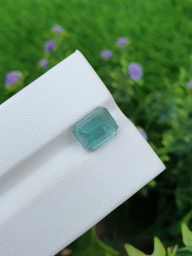 4.01 ct Blue tourmaline from afghanistan