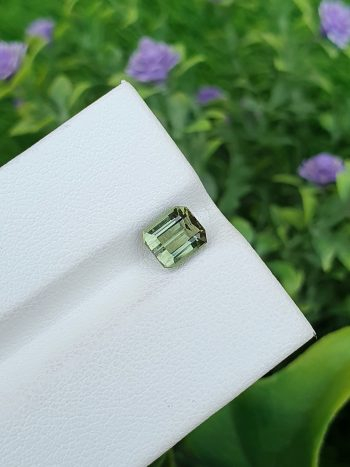 greenish grey tourmaline stone from Afghanistan