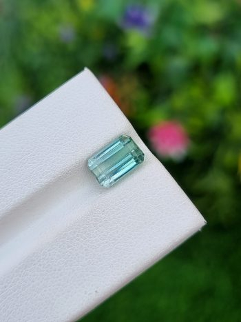 Bicolor Seafoam Tourmaline Stone From Afghanistan