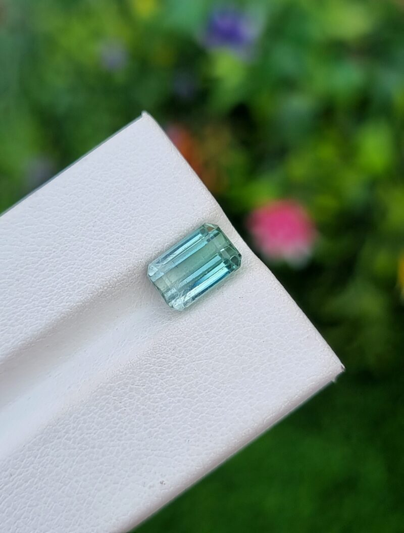 Bicolor Seafoam Tourmaline Stone From Afghanistan