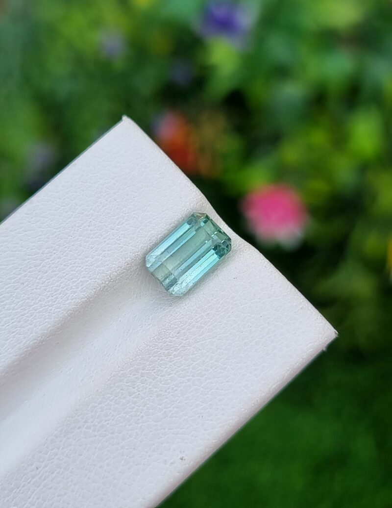 Bicolor Seafoam Tourmaline Stone From Afghanistan