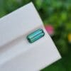 Bicolor tourmaline stone from Afghanistan loupe clean