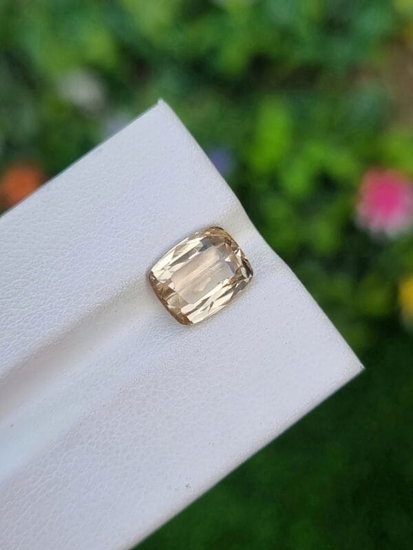 Brownish Orange tourmaline stone from afghanistan