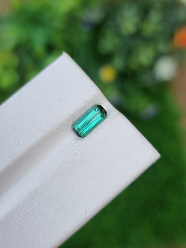 Bluish Green tourmaline stone from afghanistan