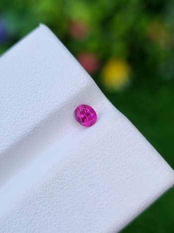 Ruby stone oval shape transparent from jegdalak afghansitan