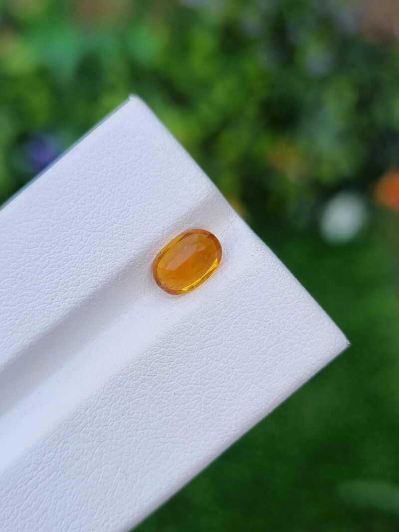 clinohumite stone from tajikistan