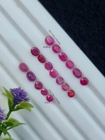 ruby stone lot natural loose faceted from jegdalak afghanistan
