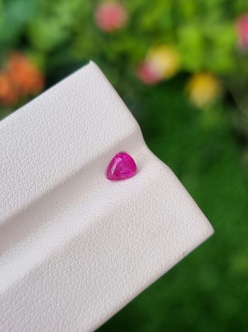 transparent ruby stone from jegdalak afghanistan