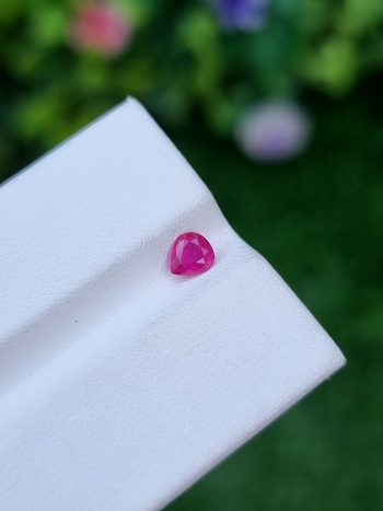 transparent ruby stone from jegdalak afghanistan