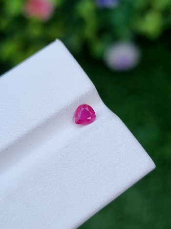 transparent ruby stone from jegdalak afghanistan