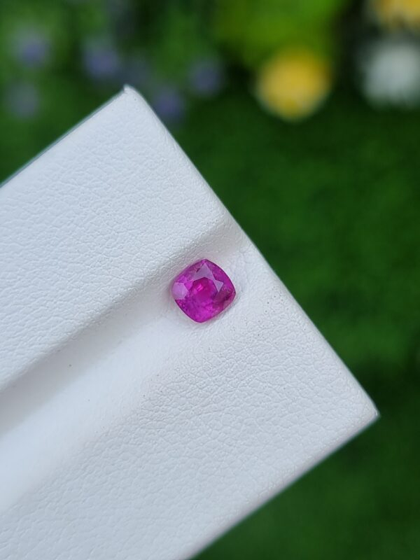 Pink sapphire stone from Afghanistan