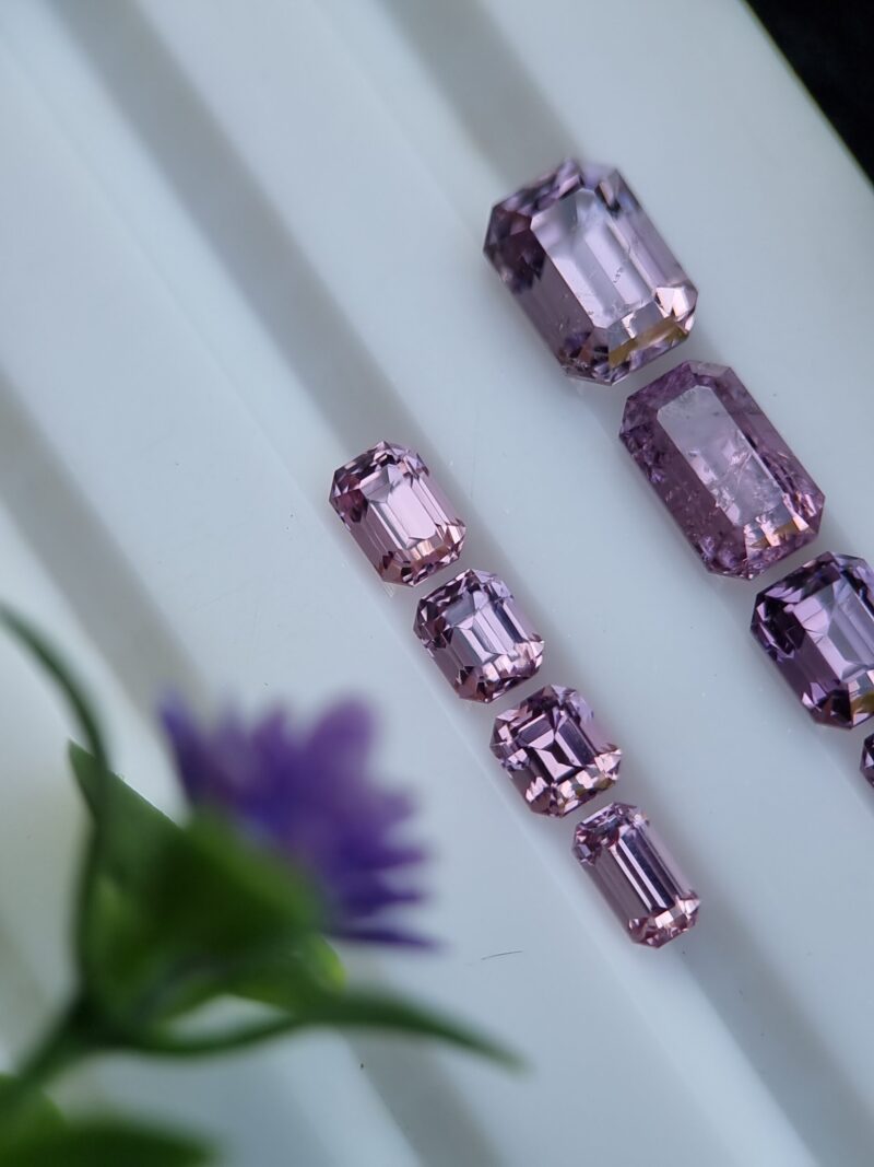 Pink purple spinel stone lot from badakhshan afghanistan