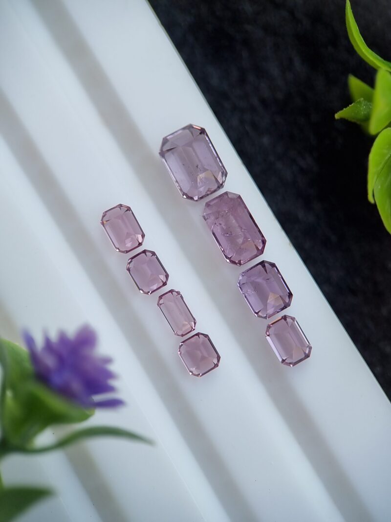 Pink purple spinel stone lot from badakhshan afghanistan