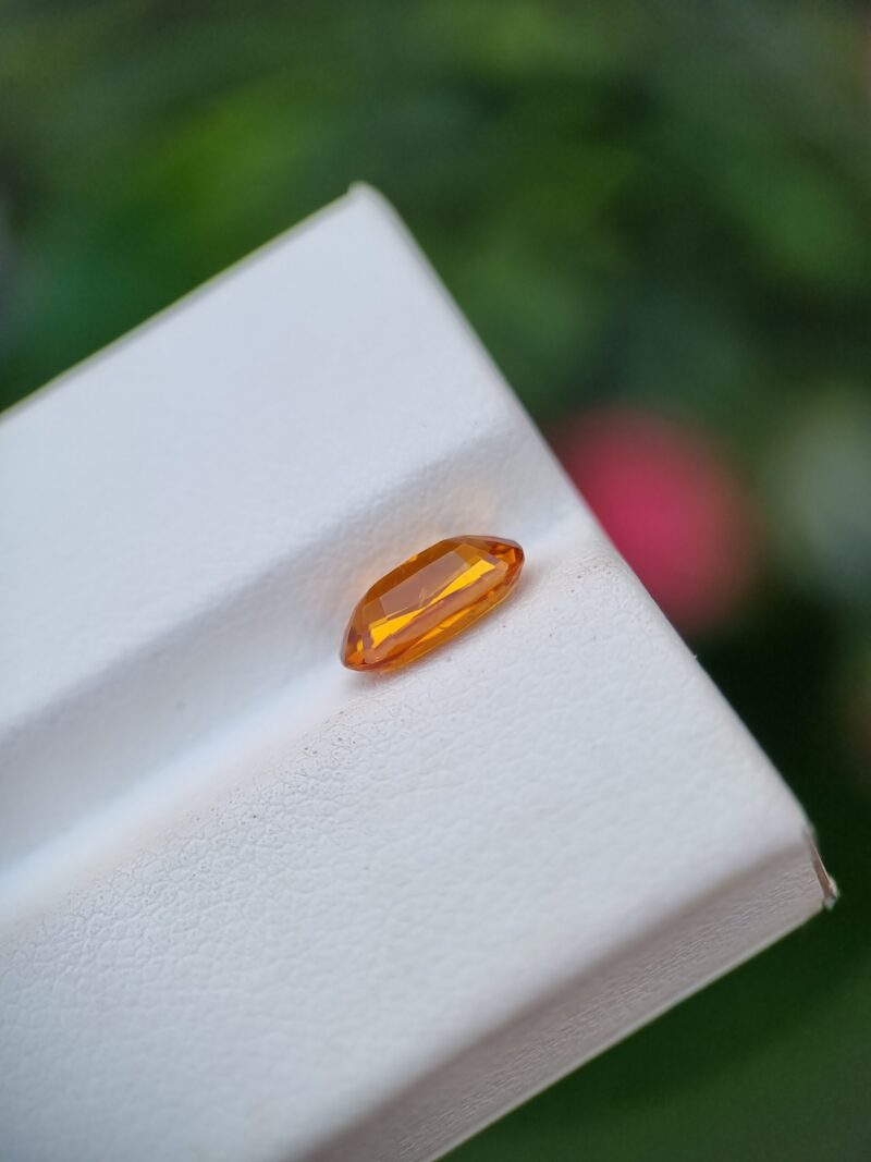Clinohumite Stone From Tajikistan Oval Shape