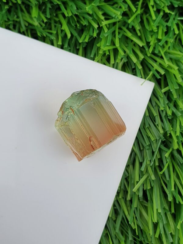 Bicolor Raw Tourmaline Crystal