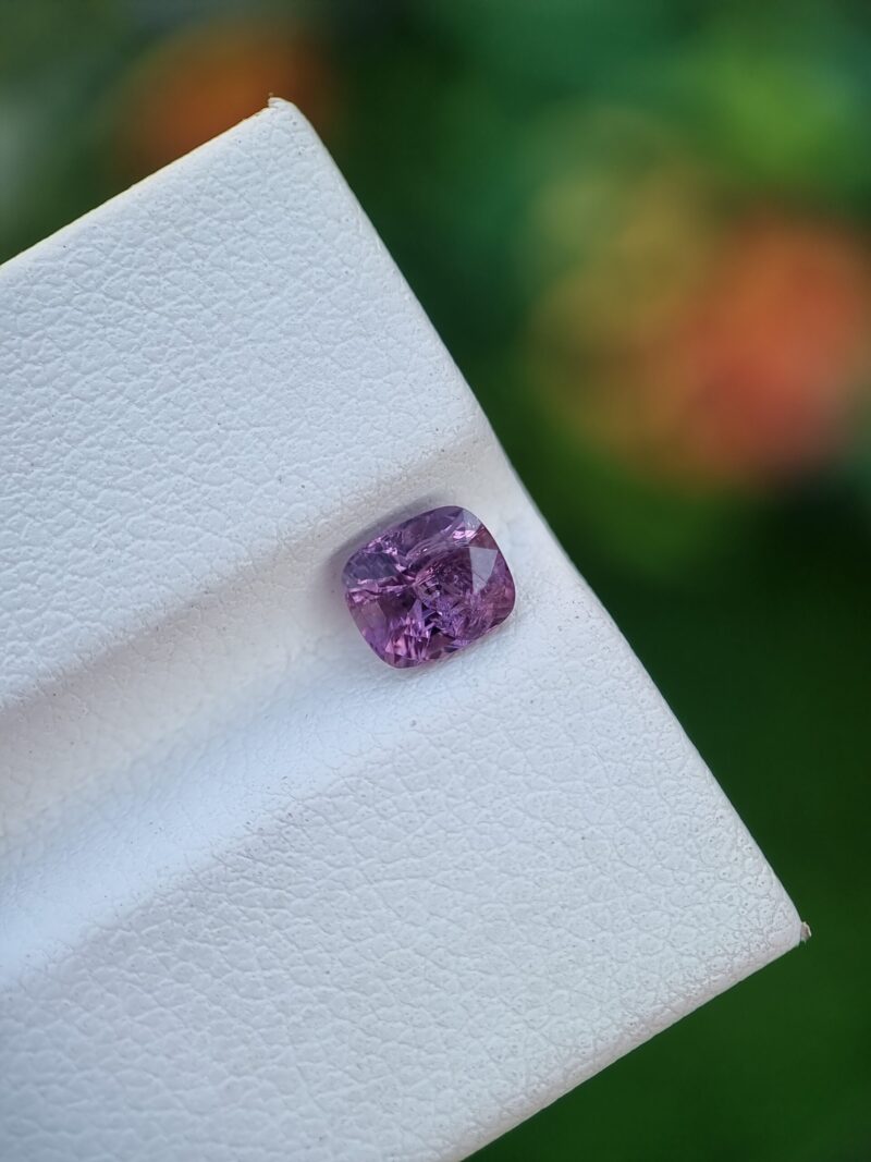 Spinel Stone Natural Cushion Shape Purple From Afghanistan | 0.86 ct