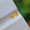 0.52 ct Natural Yellow Sapphire Rectangle Step Cut Gemstone | Certified | Unheated | Untreated