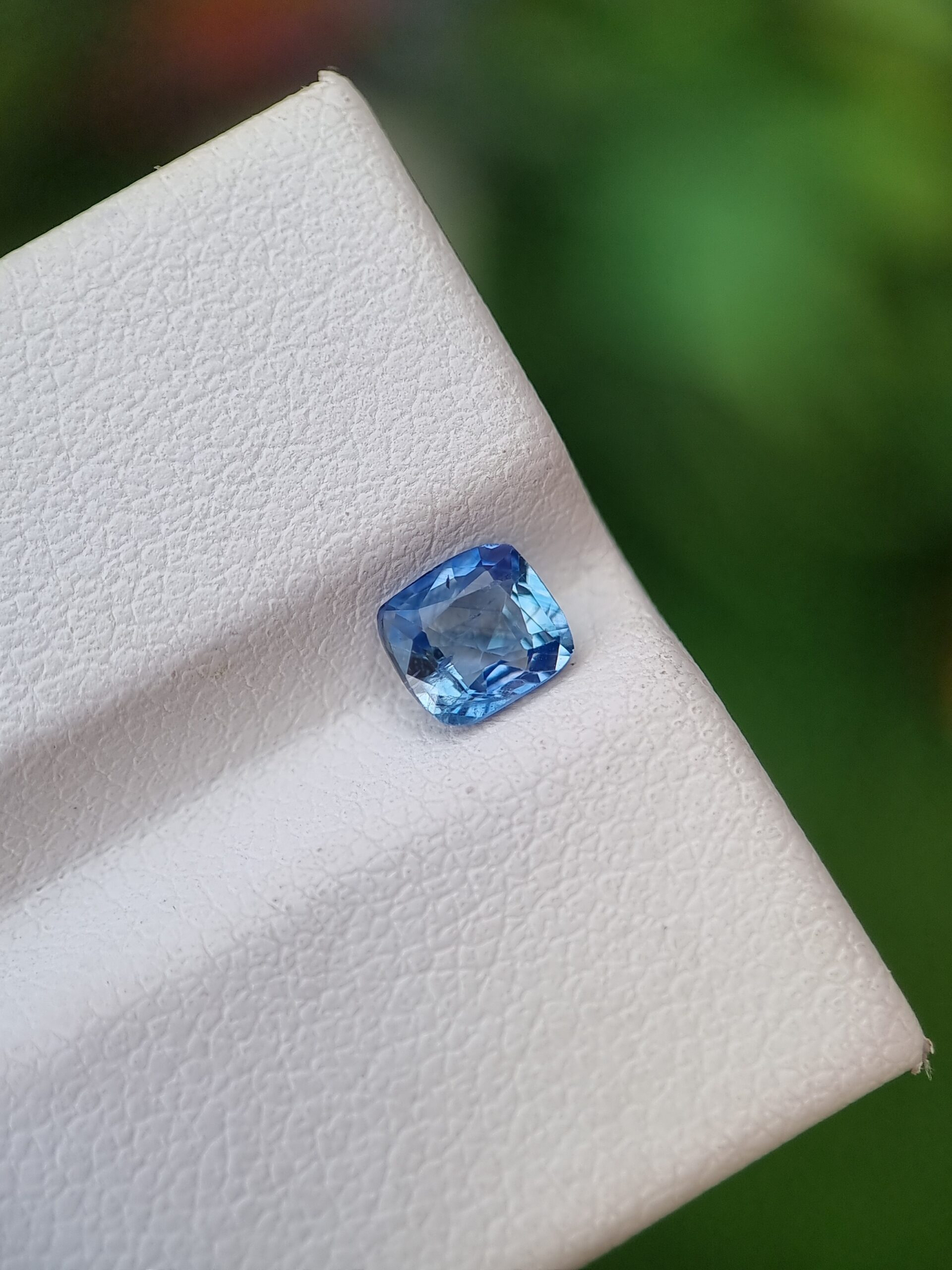 0.66 ct Natural Light Blue Sapphire from Galaxy Gemological Institute | Cushion Cut
