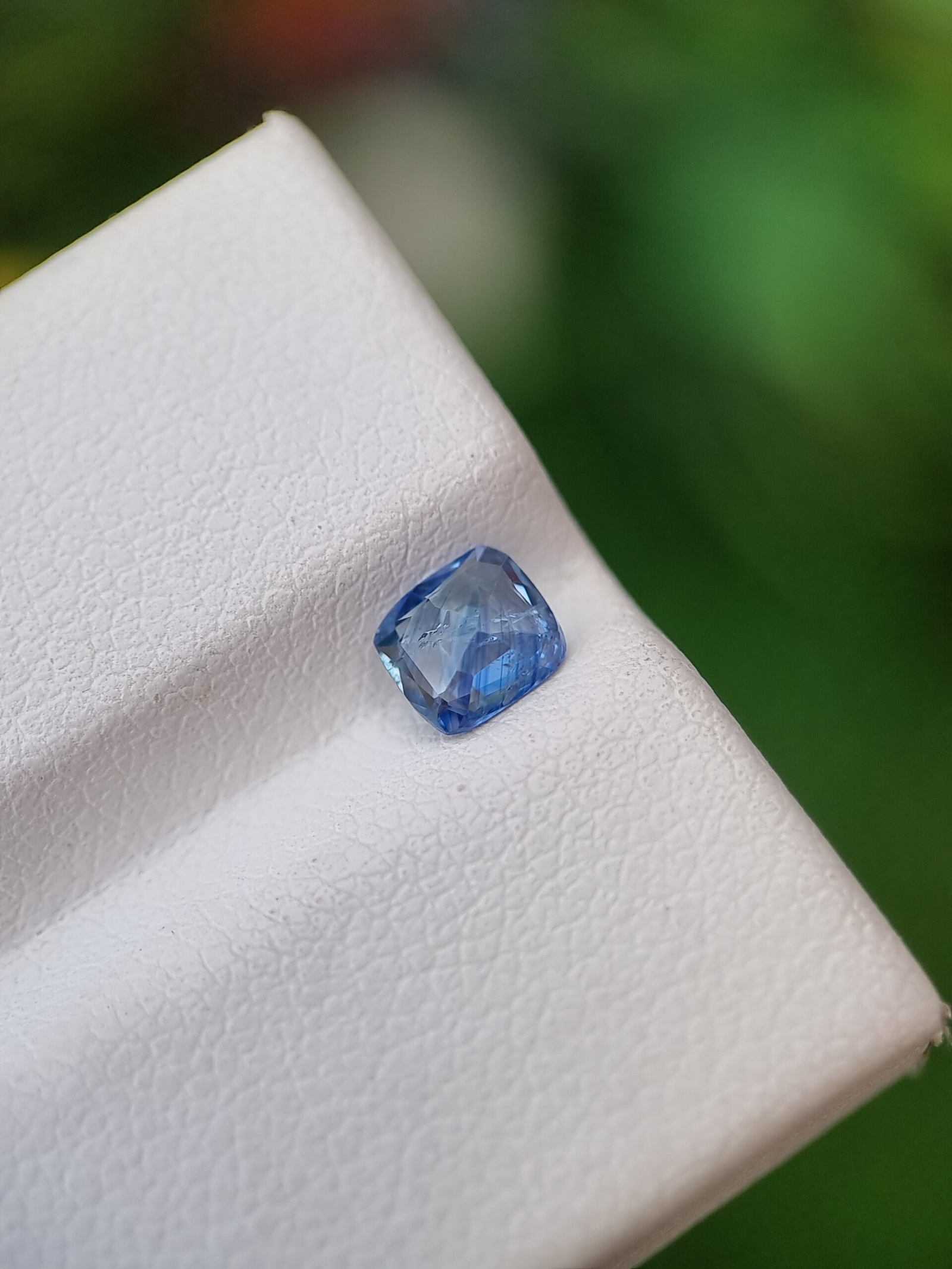 0.66 ct Natural Light Blue Sapphire from Galaxy Gemological Institute | Cushion Cut