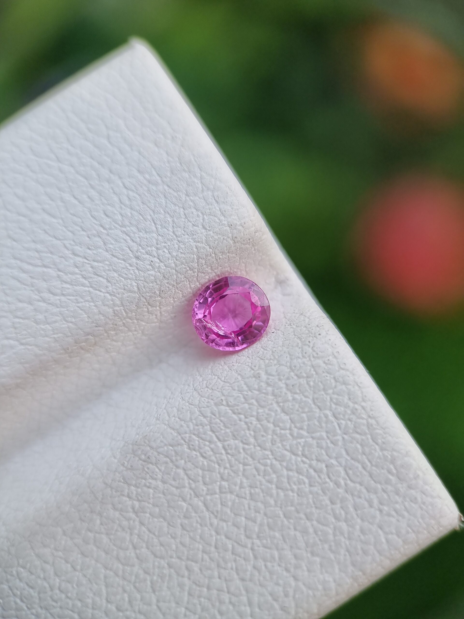 Exquisite Natural Pink Sapphire Gemstone - 0.44 ct - Oval Cut - Certified by Galaxy Gemological Institute
