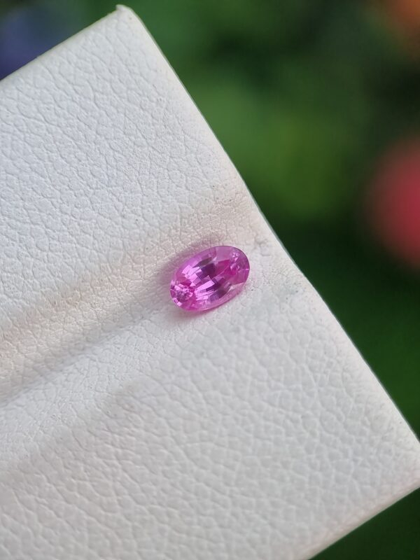 0.38 ct Natural Pink Sapphire - Oval & Mixed Cut Gemstone | Certified