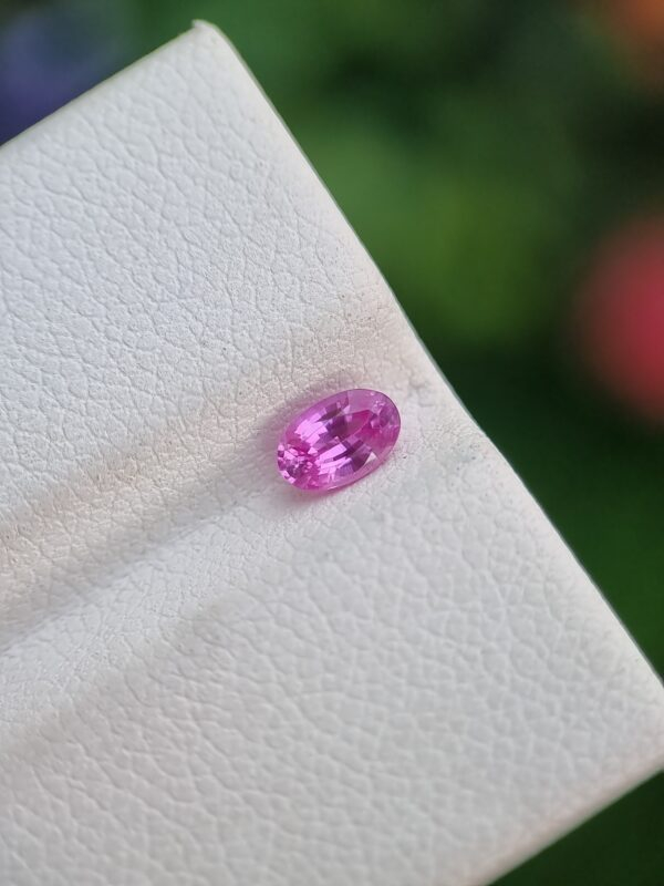 0.38 ct Natural Pink Sapphire - Oval & Mixed Cut Gemstone | Certified
