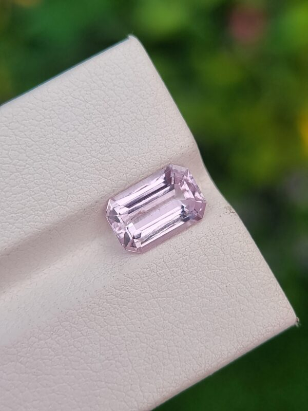 2.55 ct Natural Imperial Pink Topaz in Emerald Cut from Katlang, Pakistan