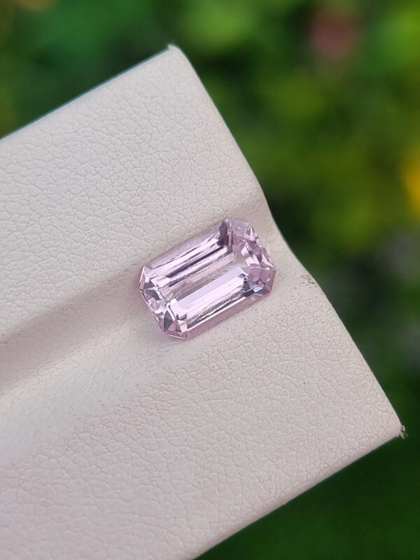 2.55 ct Natural Imperial Pink Topaz in Emerald Cut from Katlang, Pakistan