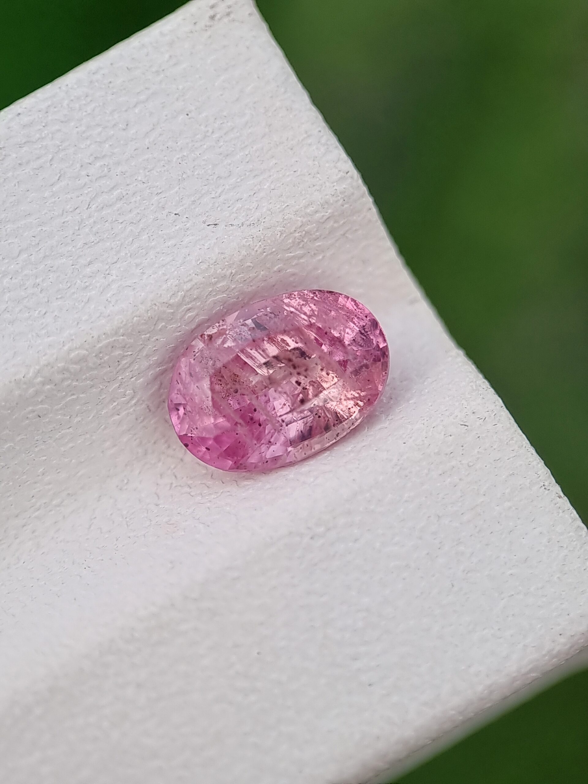 4.09 ct Natural Sapphire – Pinkish Purple Oval Cut