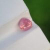 Natural pear shaped sapphire 1.06 ct orangish pink from Badakhshan, Afghanistan