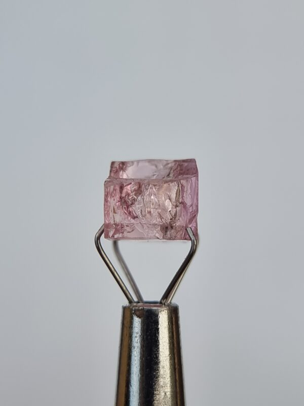 Natural Pink Imperial Topaz Raw Crystal – 5.58 ct Uncut Gemstone