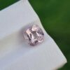 1.88 ct natural sapphire, cushion cut, very light pink, Afghanistan origin, untreated