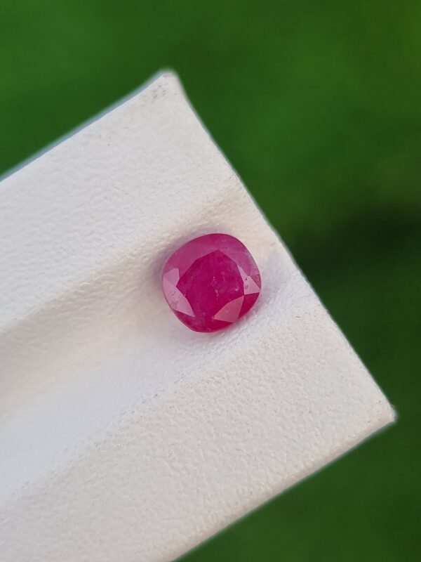 1.33 ct Cushion-Cut Natural Ruby from Afghanistan