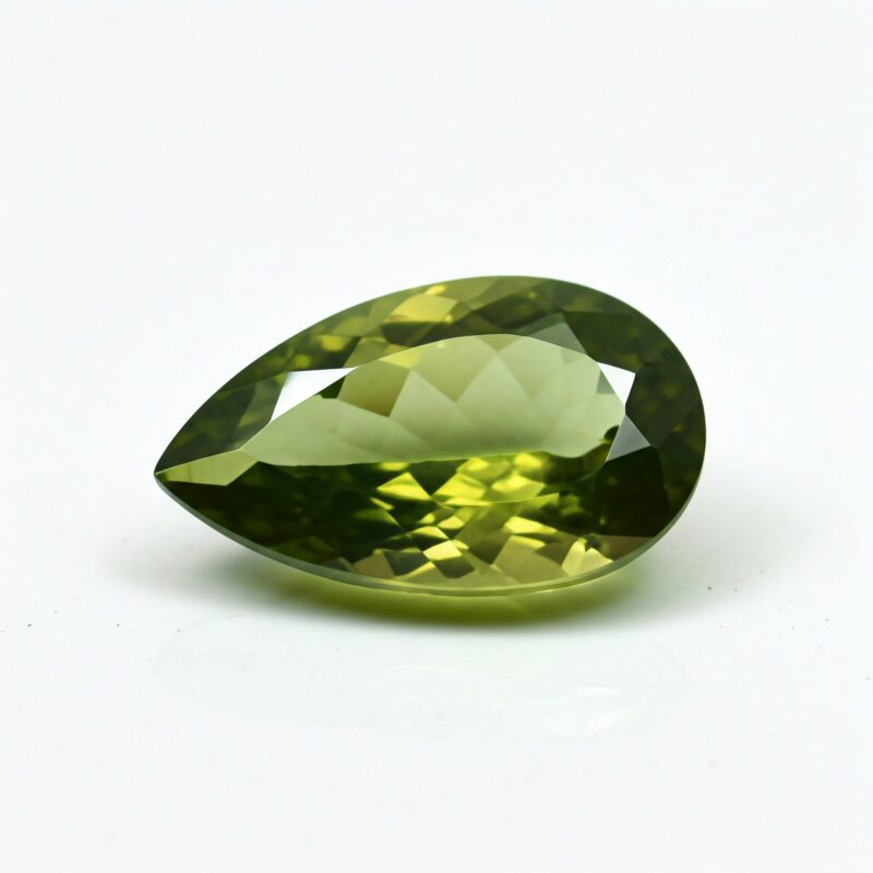 Pear Shape Green Andalusite Gemstone