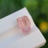 5.08 ct natural imperial topaz raw uncut crystal in slightly orangish pink from Katlang, Pakistan