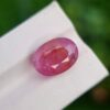 Natural Padparadscha Sapphire 7.56 ct Oval Cut – Orangish Pink, Untreated, Certified