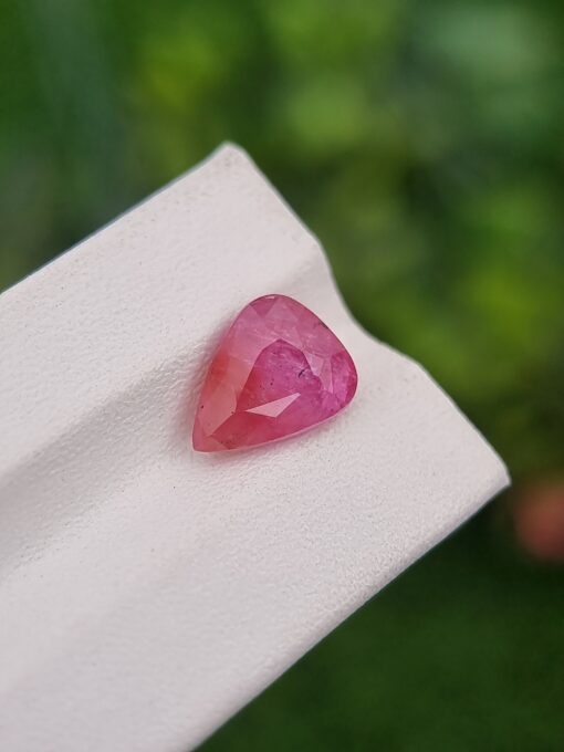 Natural Padparadscha Sapphire 3.80 ct Pear Cut – Orangish Pink, Untreated, Certified